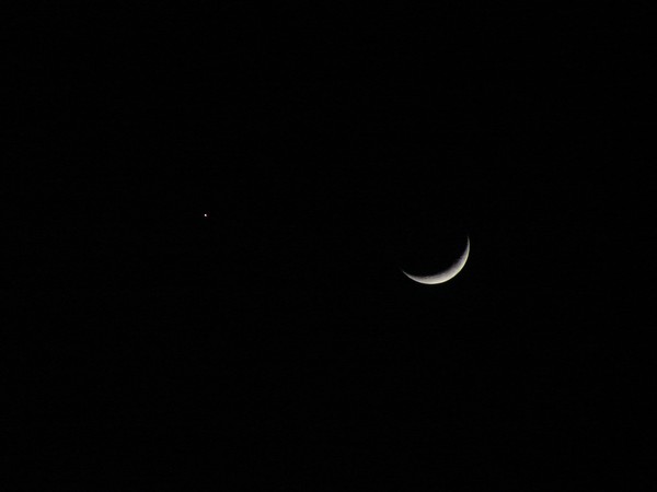 Crescent Moon and Venus