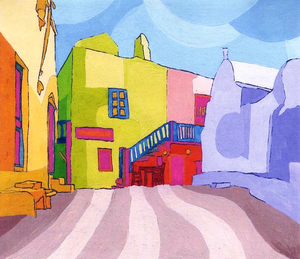 Santorine Gouache 1