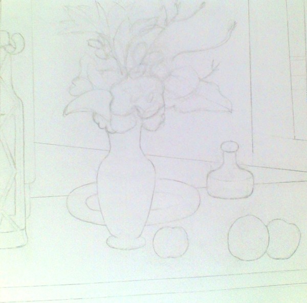 Still life with Blue Vase