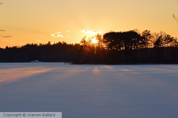 A Wintry Sunset