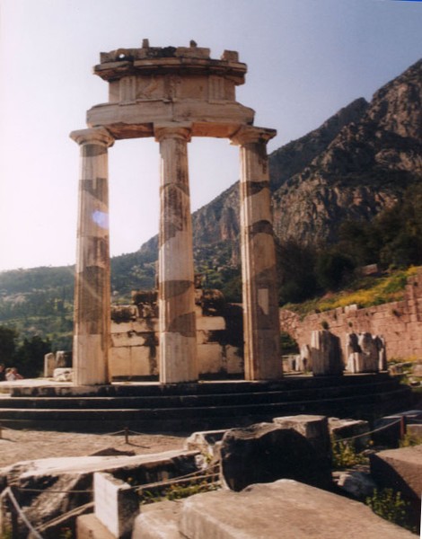 Temple of Athena, Delphi, Greece