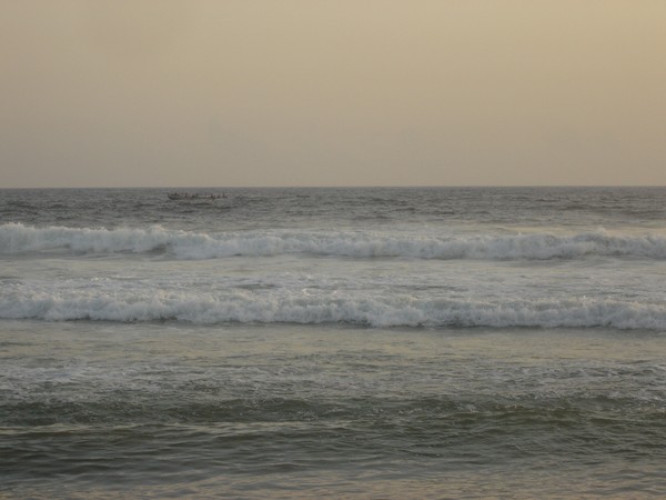 A boat on the Arabian Sea