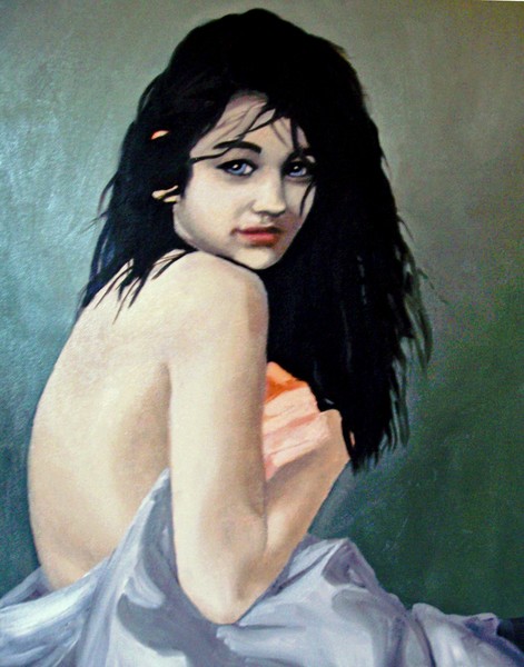 Oil Painting of Miley