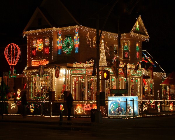 Xmas lights in Brooklyn