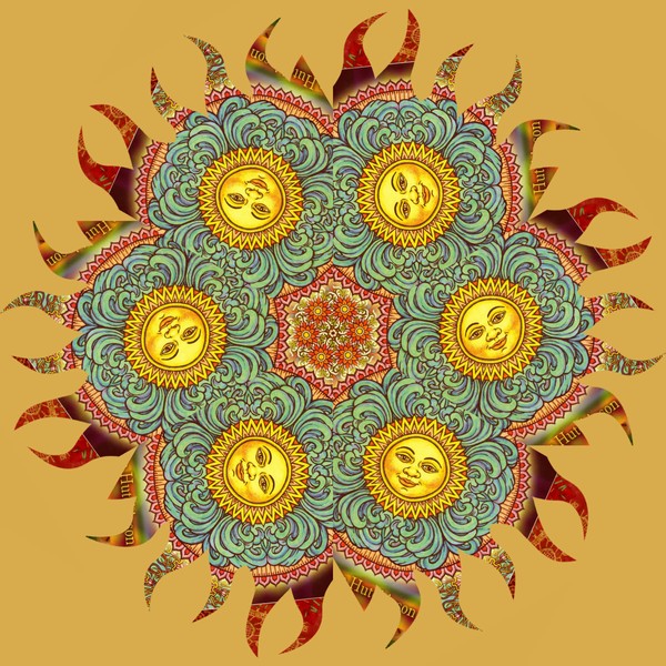Kaleidoscope Sun Rays