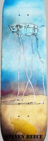 Dali's Celestial Ride Skate Deck