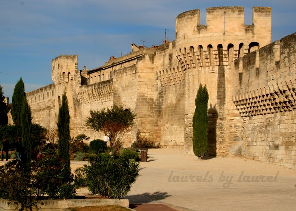 Wall around old Avignon