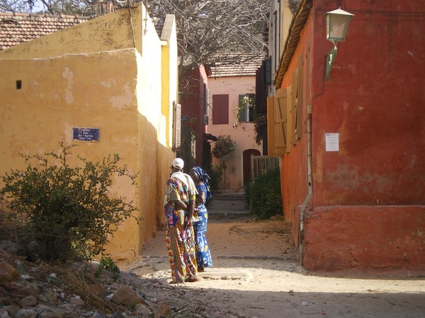 Esquina na Ilha de Gorée