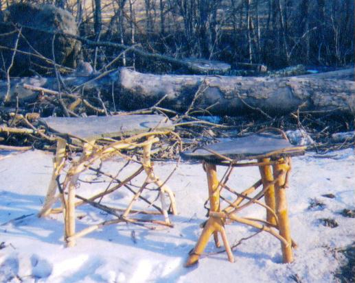 hemlock and cedar tables