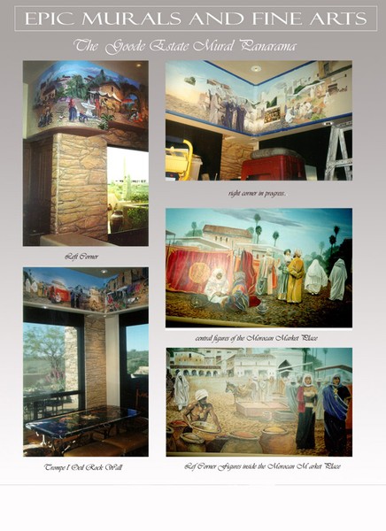 Panaramic Mural in progress...