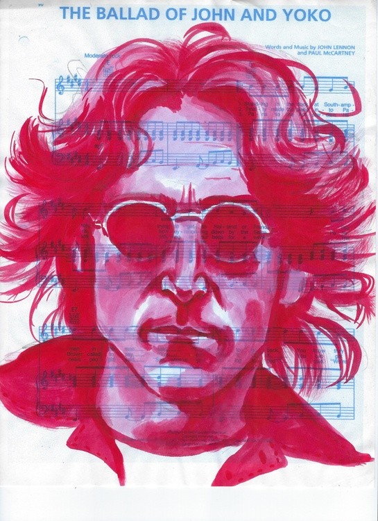 John Lennon w:sheet music