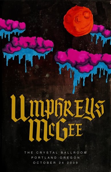 Umphrey's McGee poster, portland or