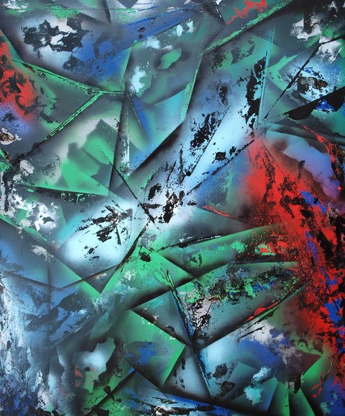 Abstrakt sprayart 23