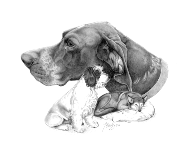 Commissioned portrait