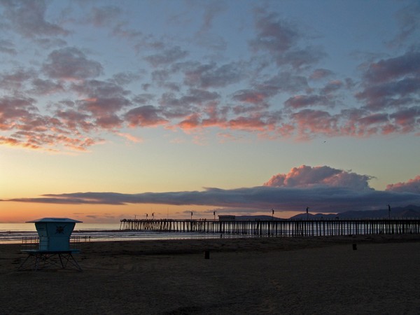 Sunset at Pismo Beach, California