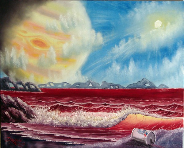 BEEN HERE - original oil