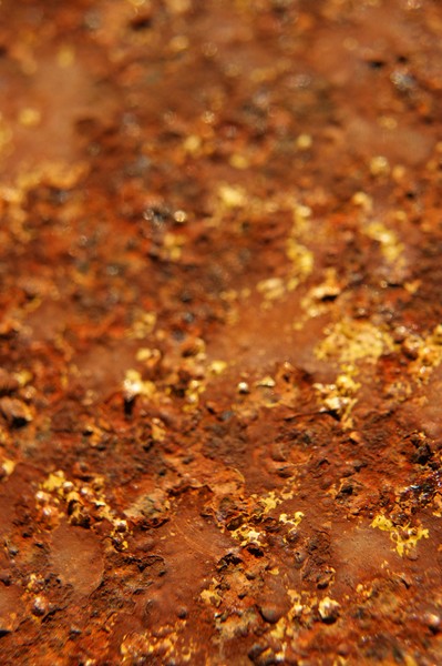 like rust upon iron...