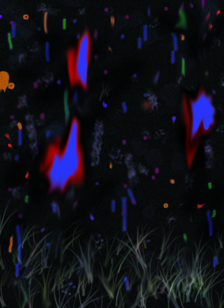 Rainy Fireworks