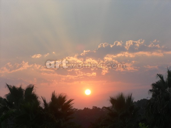 peach sunset