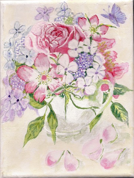 Floral bowl