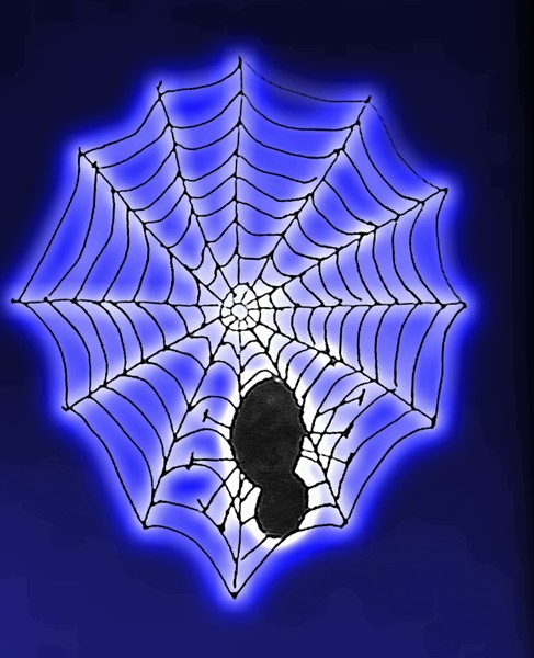 Neon Spiderweb