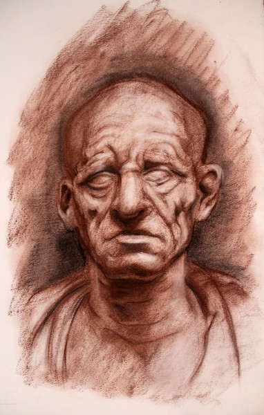 Study of Roman Senator Bust