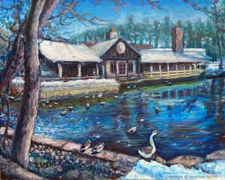 Gander at the Old Mill