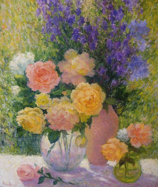 Still life with roses