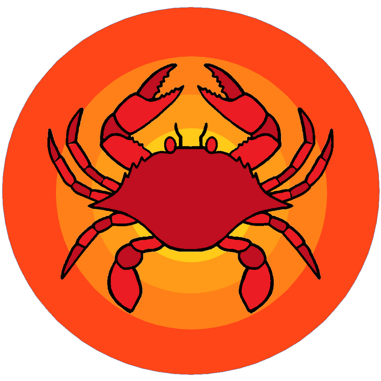 blue circles crab steamed