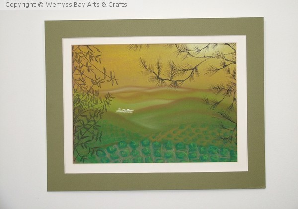 Sun Setting Over Olive Groves **SOLD**