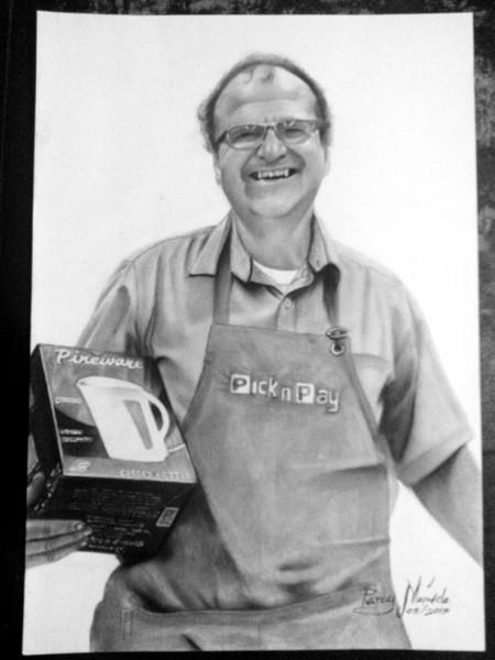 Brian's hyper realistic Portrait drawing