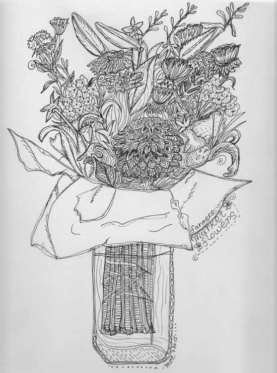 Market flowers