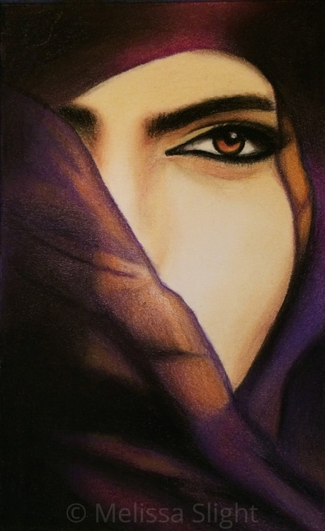 girl in purple