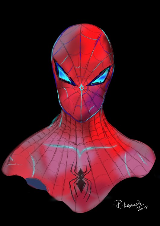 tribute to spider man bg finish