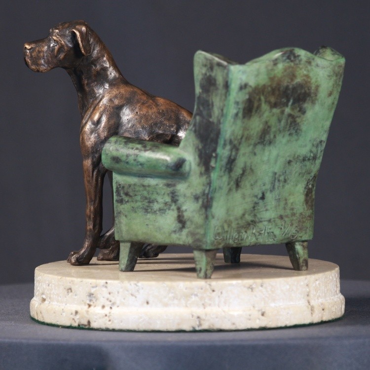 Rex in His Chair
