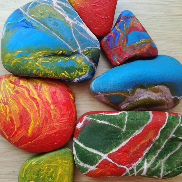 Painted stones