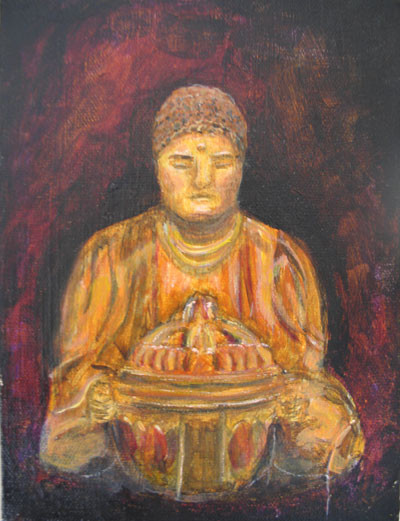 Little Buddha art for sale
