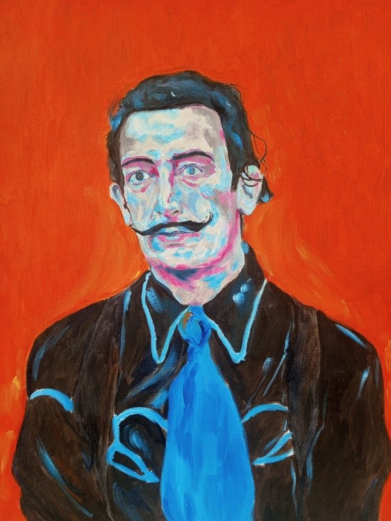 Portrait of Salvador Dali