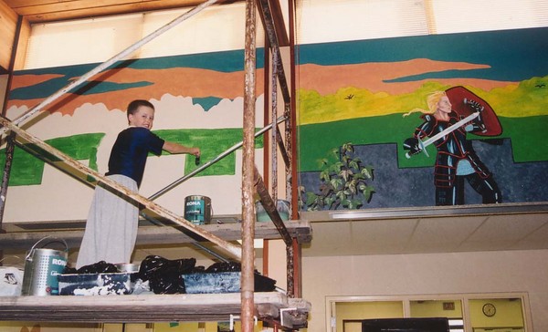 Budding Muralist!