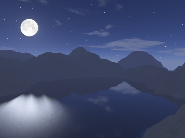 Moonlit Lake