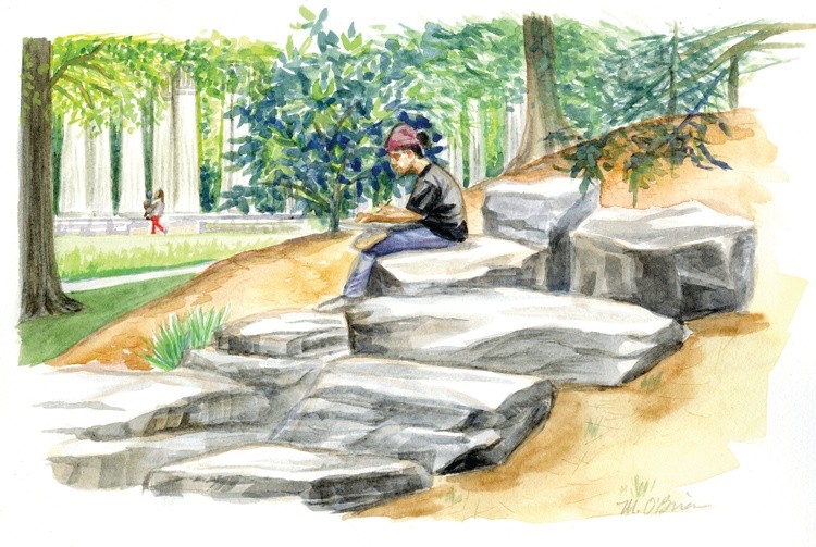 MO - open studio Bicent mall plein air