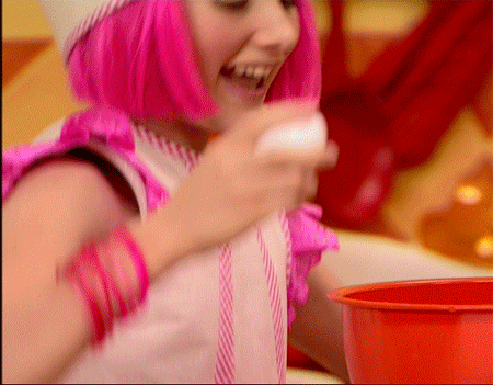 Stephanie Cracks Egg