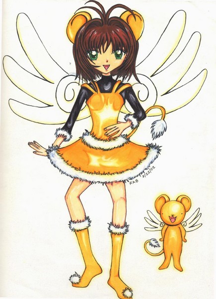 Sakura and Kero Chan