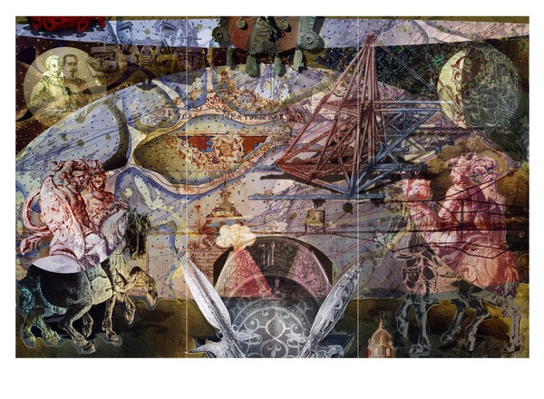 Spanish Conquest / Chilean Mining Mural