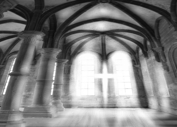 Rectory Light with Cross