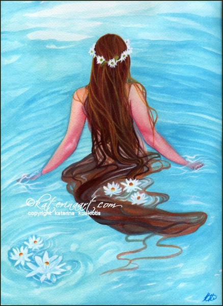 Her hair fell in waves