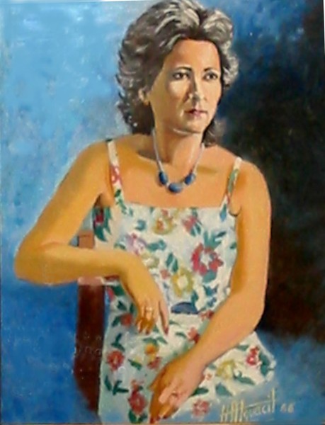 Portrait(Dame in blue)