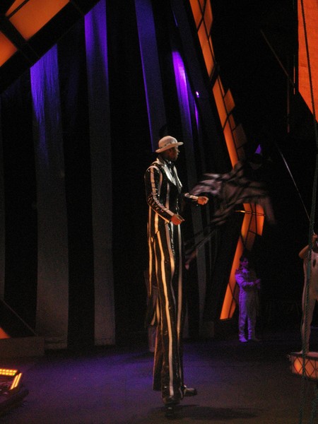 Tall Man at Circus