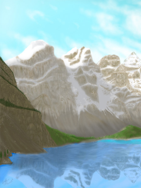 Moraine Lake, Alberta: Morning's Light