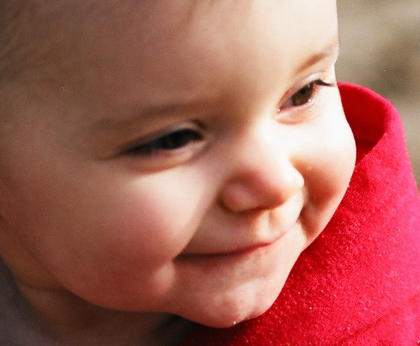 Just the cutest little baby face